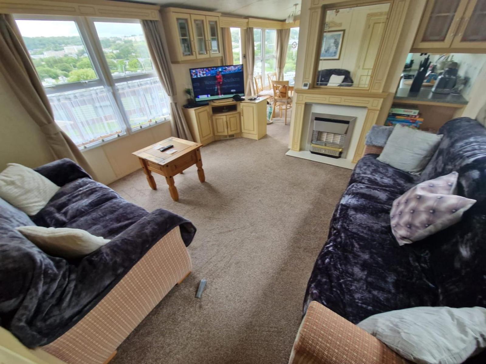 Haven On The Hill 2 Bed Caravan With Town Views Of Aberystwyth F7 エクステリア 写真