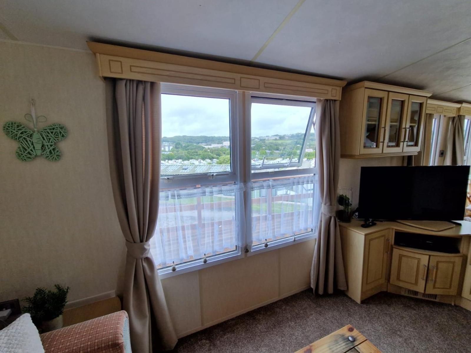Haven On The Hill 2 Bed Caravan With Town Views Of Aberystwyth F7 エクステリア 写真